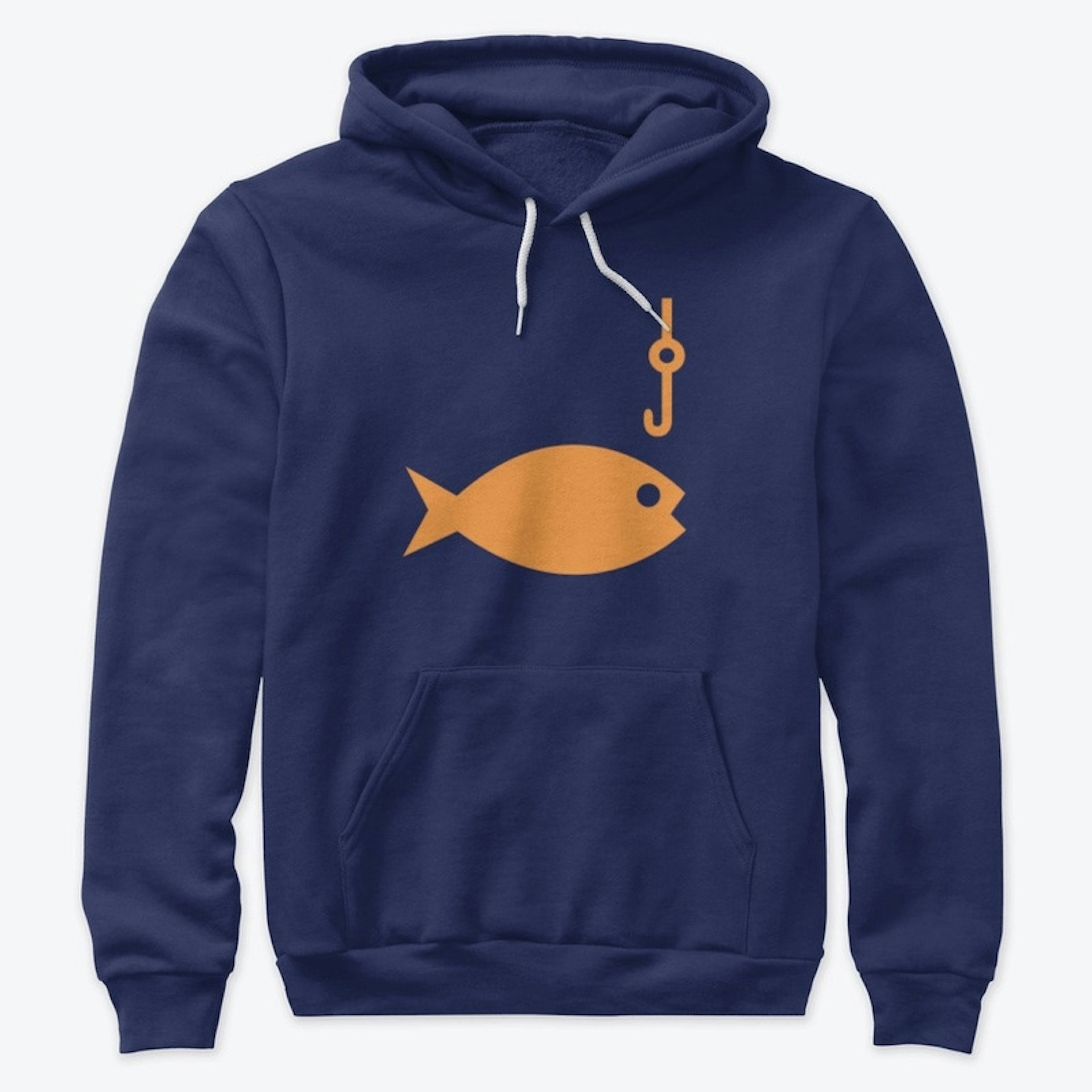 Premium Hoodie w/brown Fishing Sign